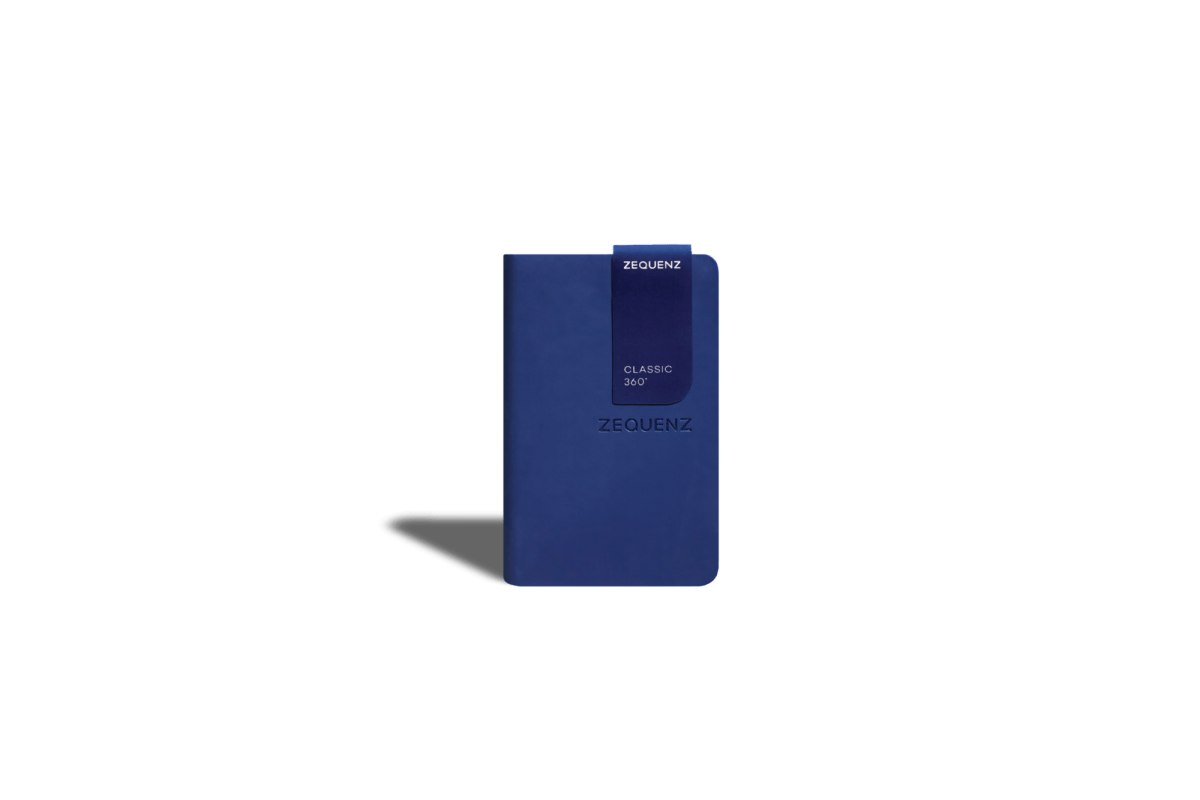 Carnet ZEQUENZ The Color - A7 - Quadrillé - Dark Navy -