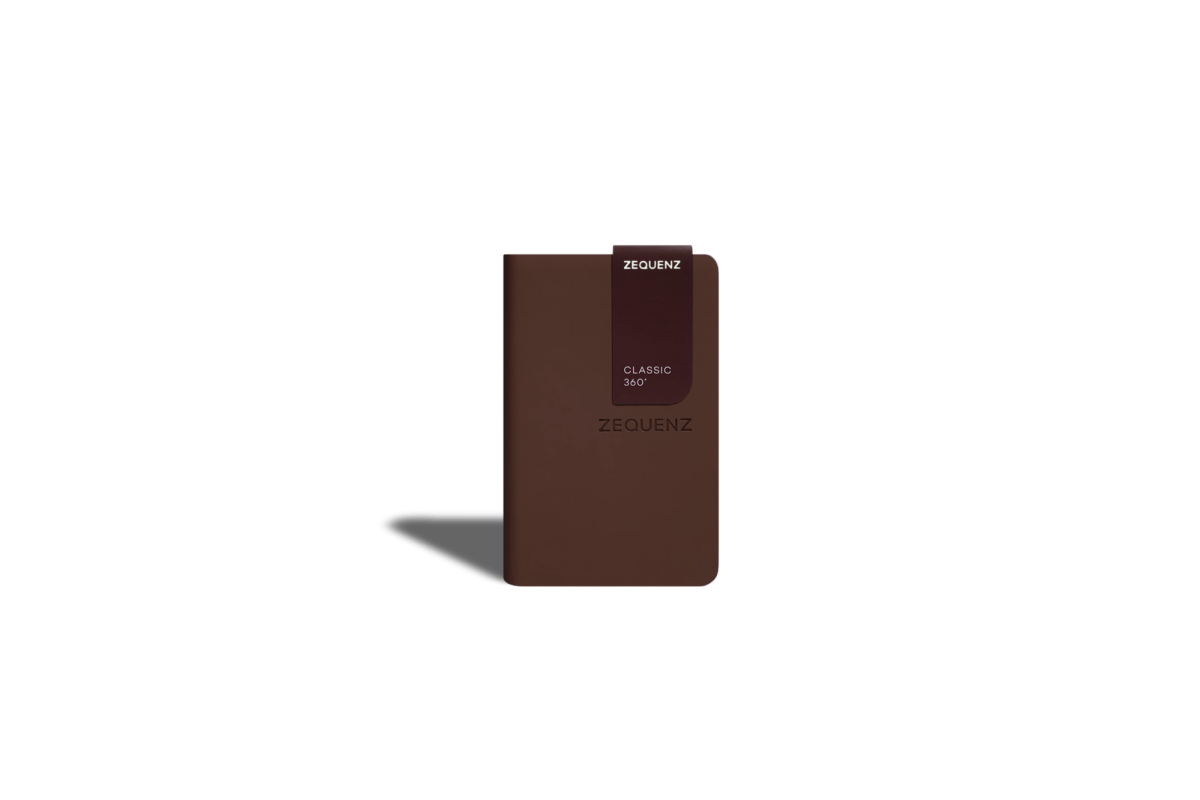 Carnet ZEQUENZ The Color - A7 - Quadrillé - Terra -