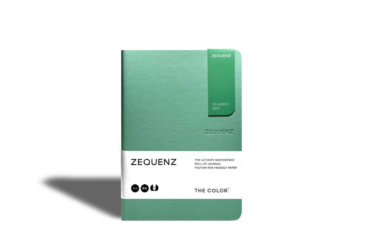 Carnet ZEQUENZ The Color - B6 - Pointillé - Fern - 8859340517332