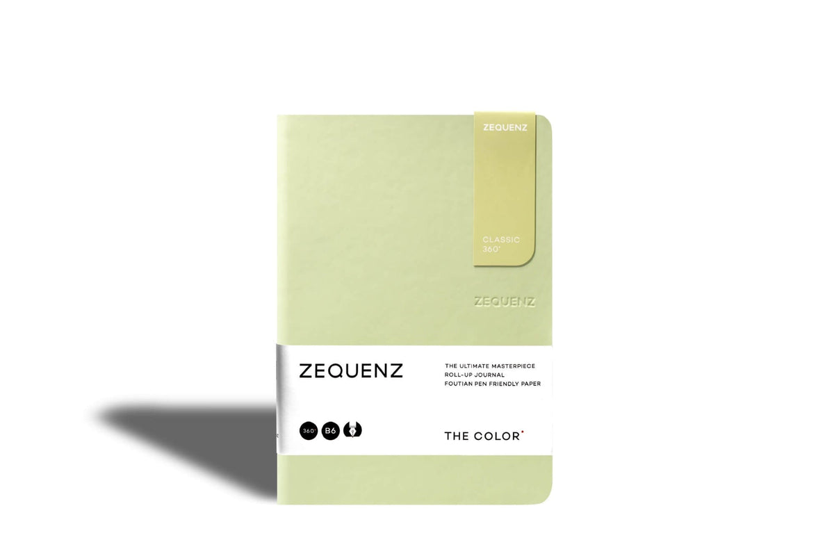 Carnet ZEQUENZ The Color - B6 - Pointillé - Olive - 8859340512153
