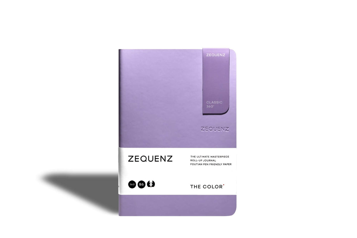 Carnet ZEQUENZ The Color - B6 - Quadrillé - Lavender - 8859340517462