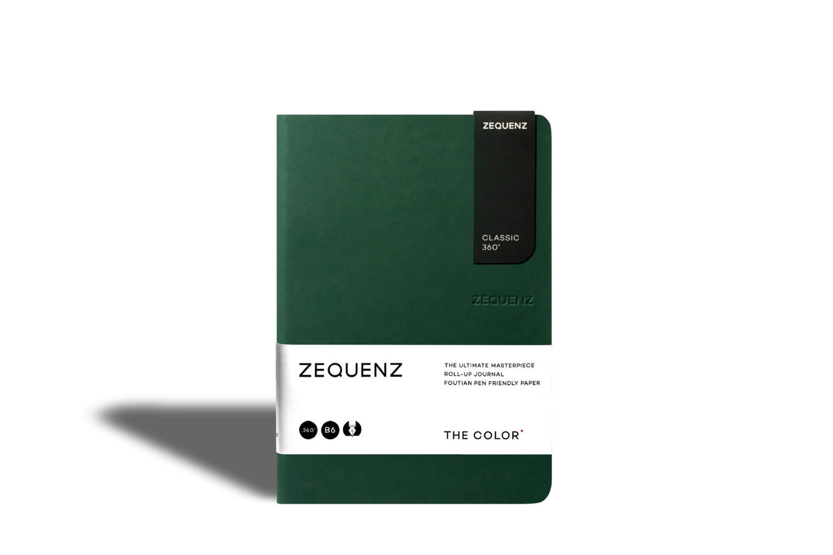 Carnet ZEQUENZ The Color - B6 - Uni - Emerald -