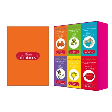 Coffret JACQUES HERBIN - Perle des Encres - Vitamines - 10 ml -
