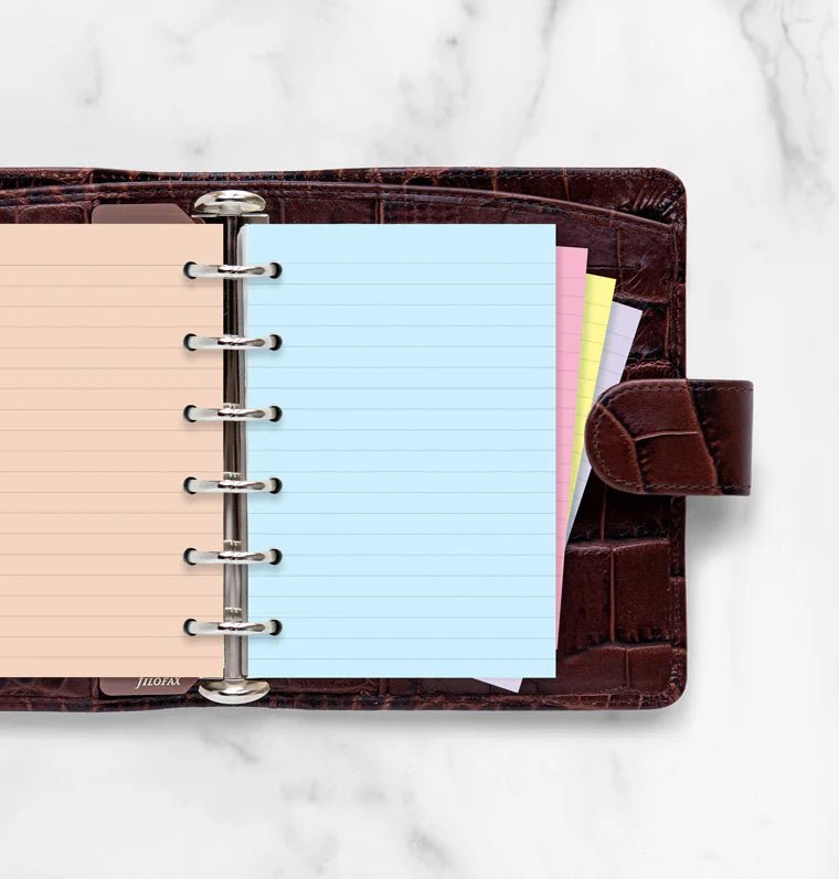Feuilles de notes lignées FILOFAX - Assortiment Classic - Pocket - Pocket - Ligné - 5015142186920