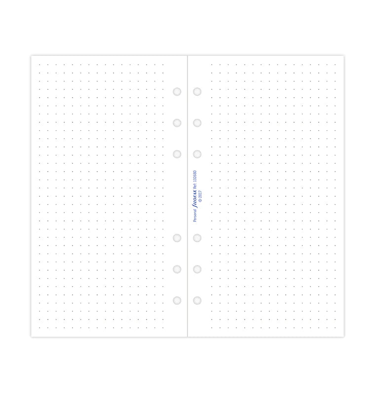 Feuilles de notes pointillées FILOFAX - Blanc - Personal - Personal - Pointillé - 5015142278182
