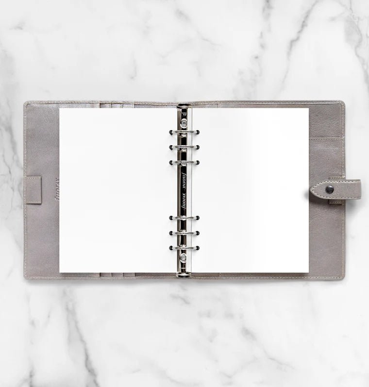 Feuilles de notes unies FILOFAX - Blanc - A5 - A5 - Uni - 5015142020187