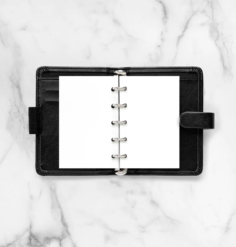 Feuilles de notes unies FILOFAX - Blanc - Mini - Mini - Uni - 5015142103712
