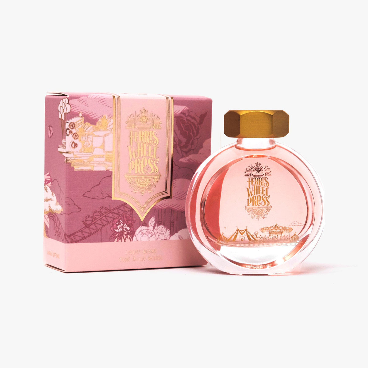 Flacon d'encre FERRIS WHEEL PRESS - Everyday Ink - Lady Rose (38ml) - 850025001182