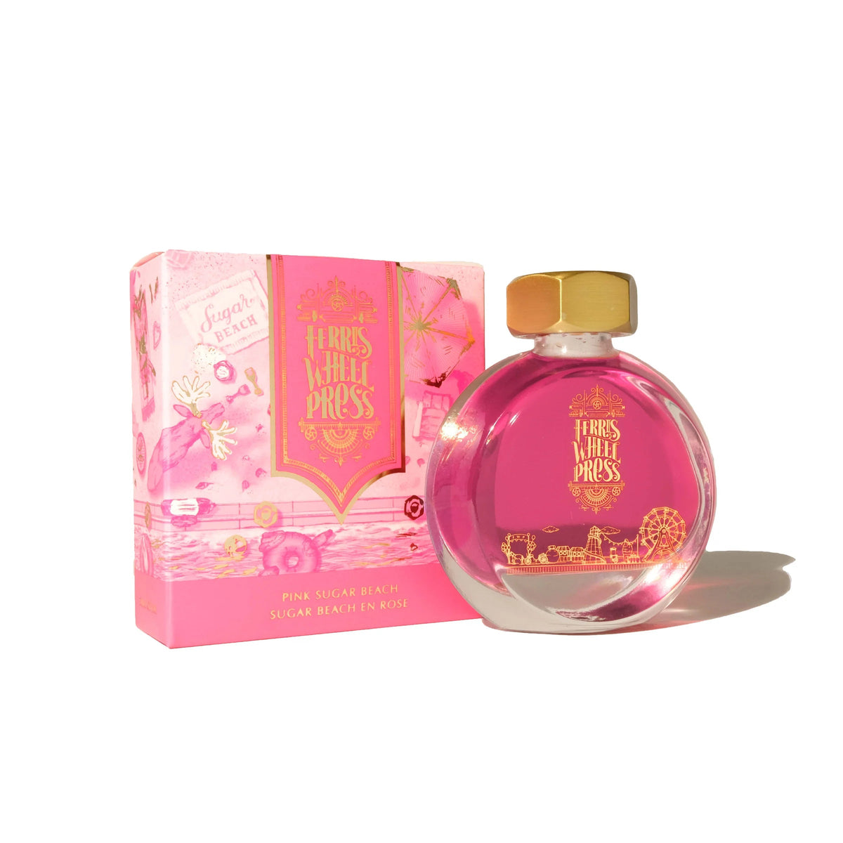 Flacon d'encre FERRIS WHEEL PRESS - Everyday Ink - Pink Sugar Beach (38ml) - 818351001733