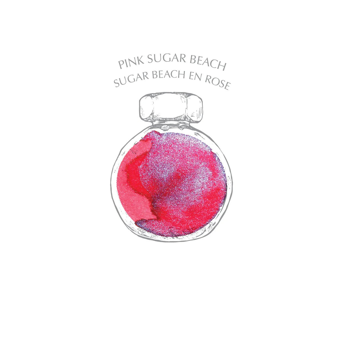 Flacon d'encre FERRIS WHEEL PRESS - Everyday Ink - Pink Sugar Beach (38ml) - 818351001733