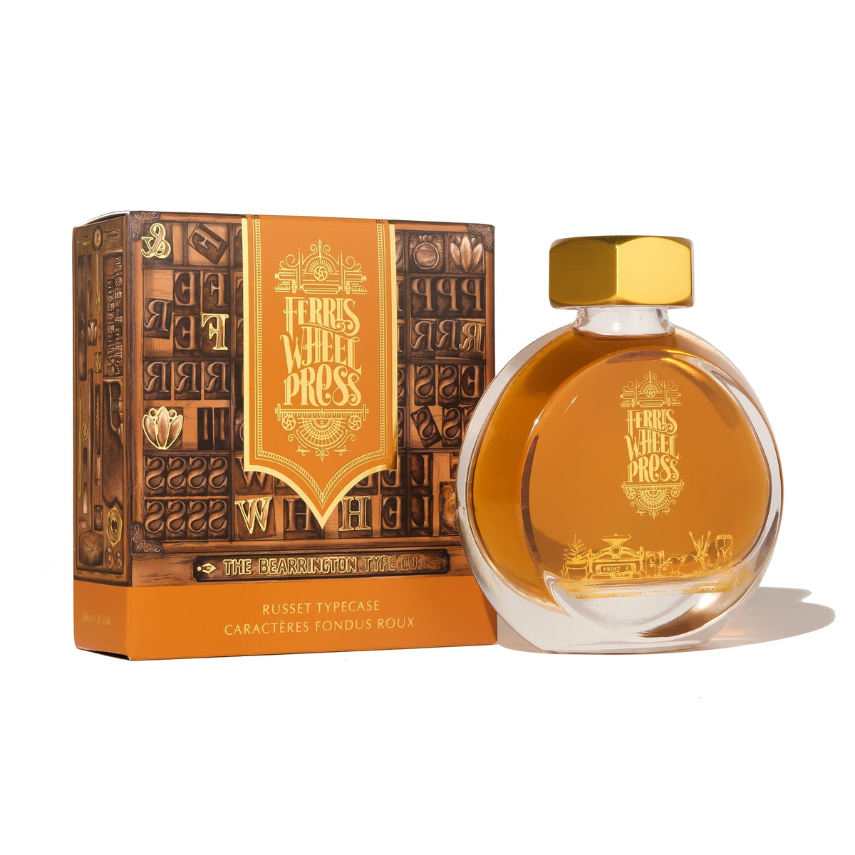 Flacon d'encre FERRIS WHEEL PRESS - Everyday Ink - Russet Typecase (38ml) -