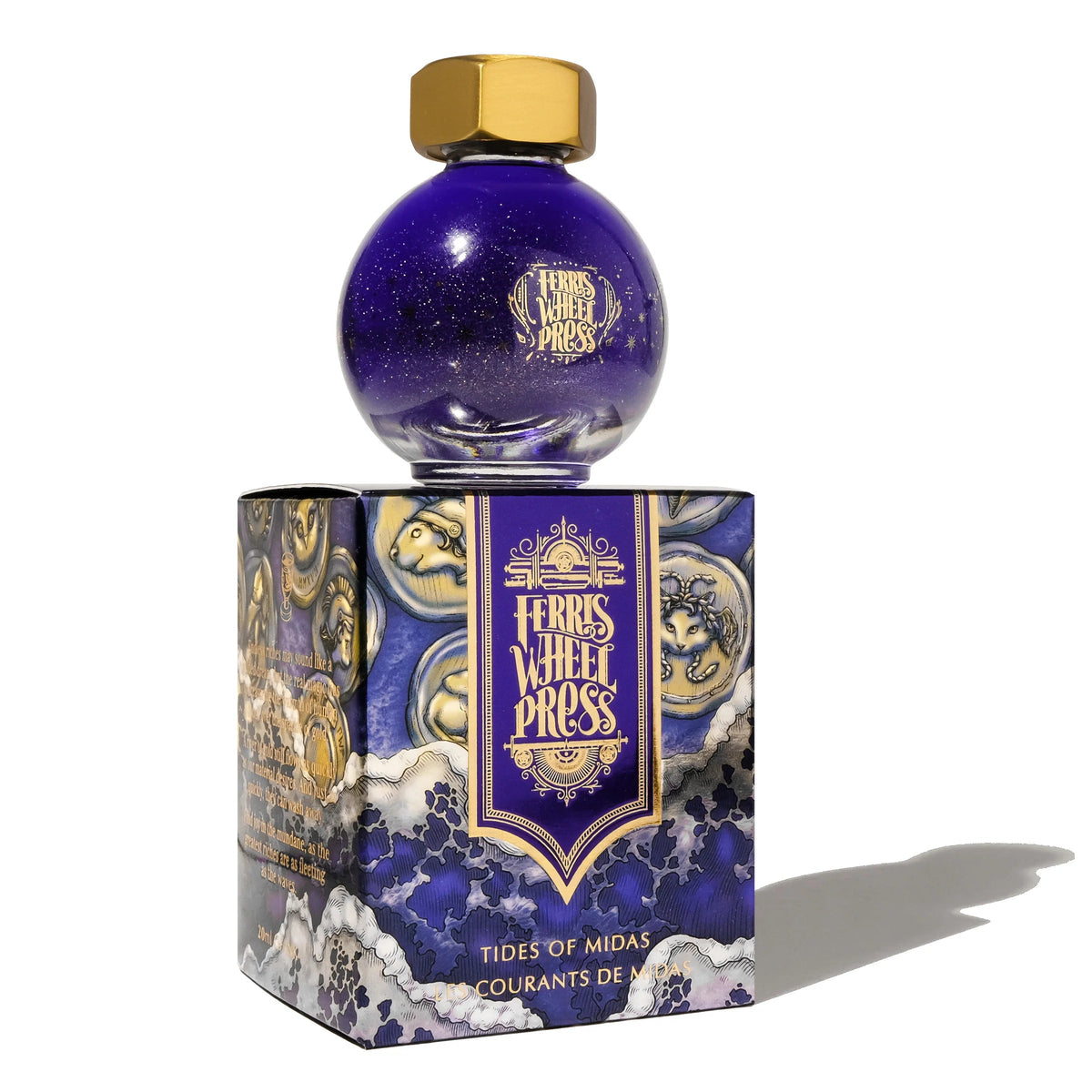 Flacon d'encre FERRIS WHEEL PRESS - FerriTales - King Midas | Tides of Midas (20ml) - 818351003683