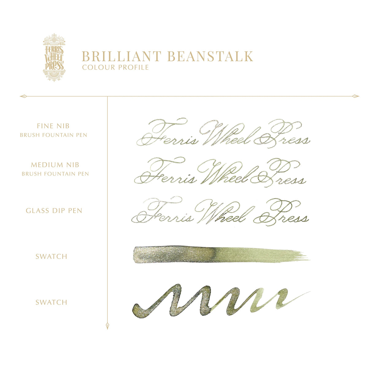 Flacon d'encre FERRIS WHEEL PRESS - FerriTales - Once Upon a Time | Brilliant Beanstalk (20ml) - 818351002471