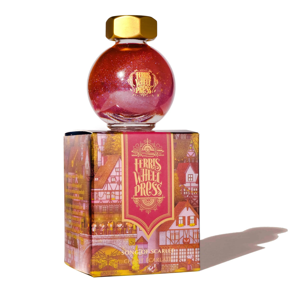 Flacon d'encre FERRIS WHEEL PRESS - FerriTales - Once Upon a Time | Song of Scarlet (20ml) - 818351002457