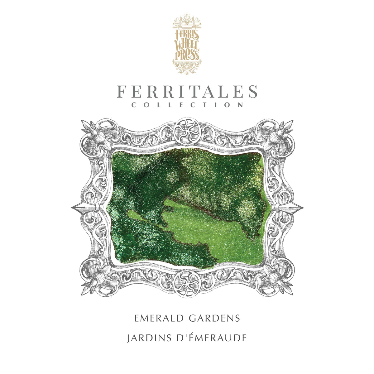 Flacon d'encre FERRIS WHEEL PRESS - FerriTales - The Beauty and the Beast | Emerald Gardens (20ml) - 818351003119