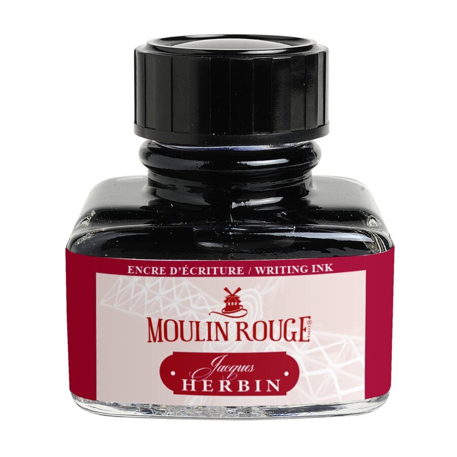 Flacon d'encre JACQUES HERBIN - Les Couleurs de Paris - Moulin Rouge (30ml) - 30 ml - 3188550138279