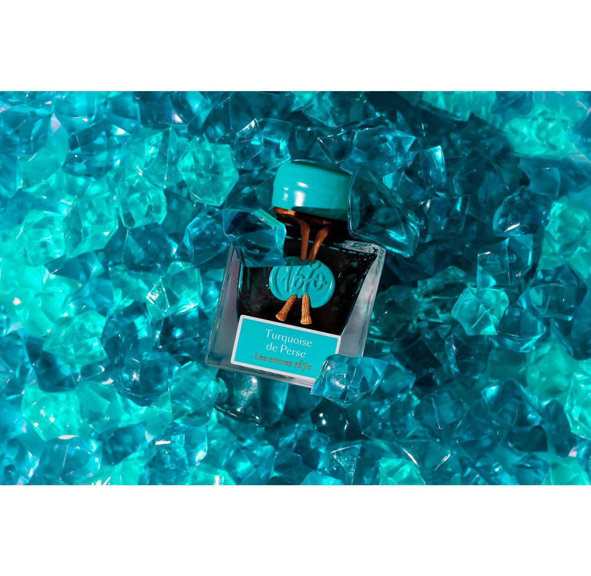 Flacon d'encre JACQUES HERBIN - Les Encres 1670 - Turquoise de Perse - 50 ml - 3188555150146