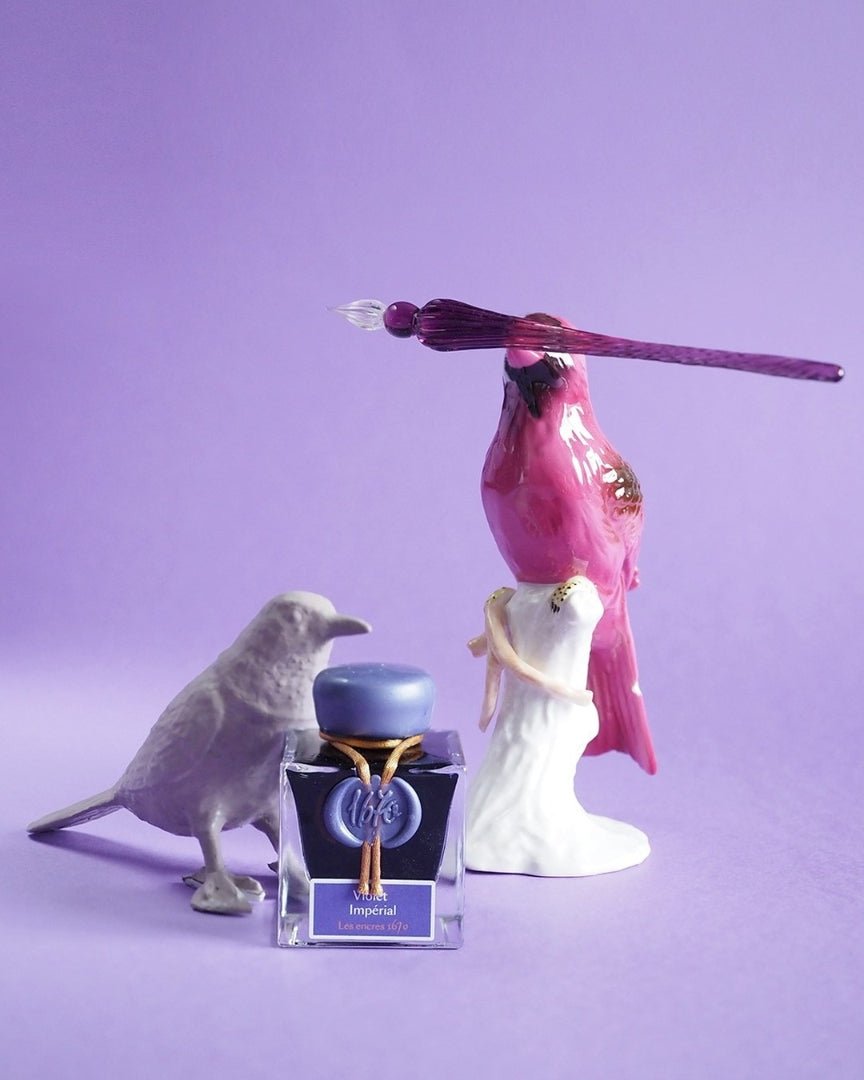 Flacon d'encre JACQUES HERBIN - Les Encres 1670 - Violet Impérial - 50 ml - 3188555150764