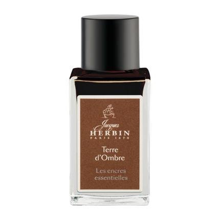 Flacon d'encre JACQUES HERBIN - Les Encres Essentielles - Terre d’Ombre (15ml) - 3188555171479