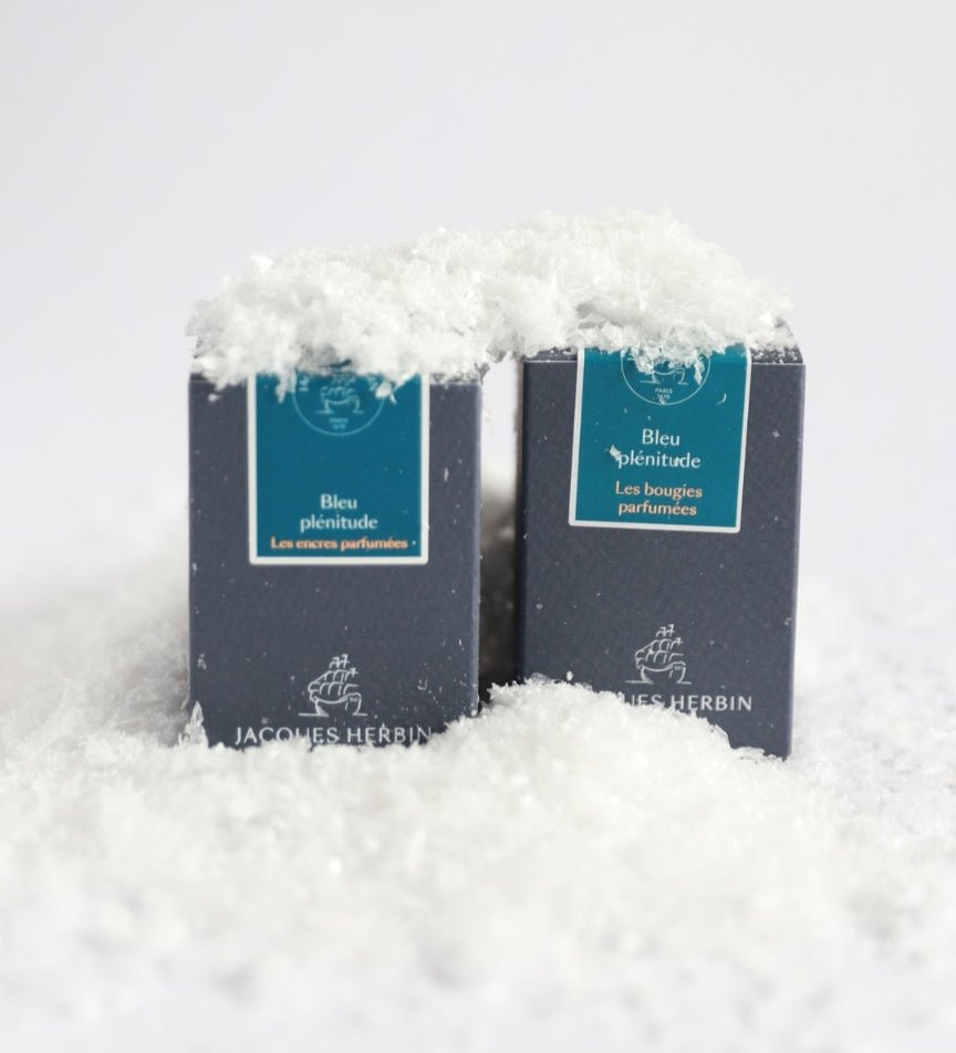 Flacon d'encre JACQUES HERBIN - Les Encres Parfumées - Bleu Plénitude - 50 ml - 3188555147160