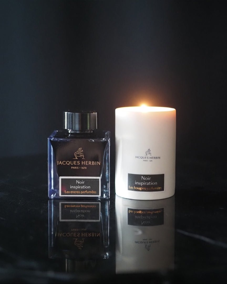 Flacon d'encre JACQUES HERBIN - Les Encres Parfumées - Noir Inspiration - 50 ml - 3188555147092