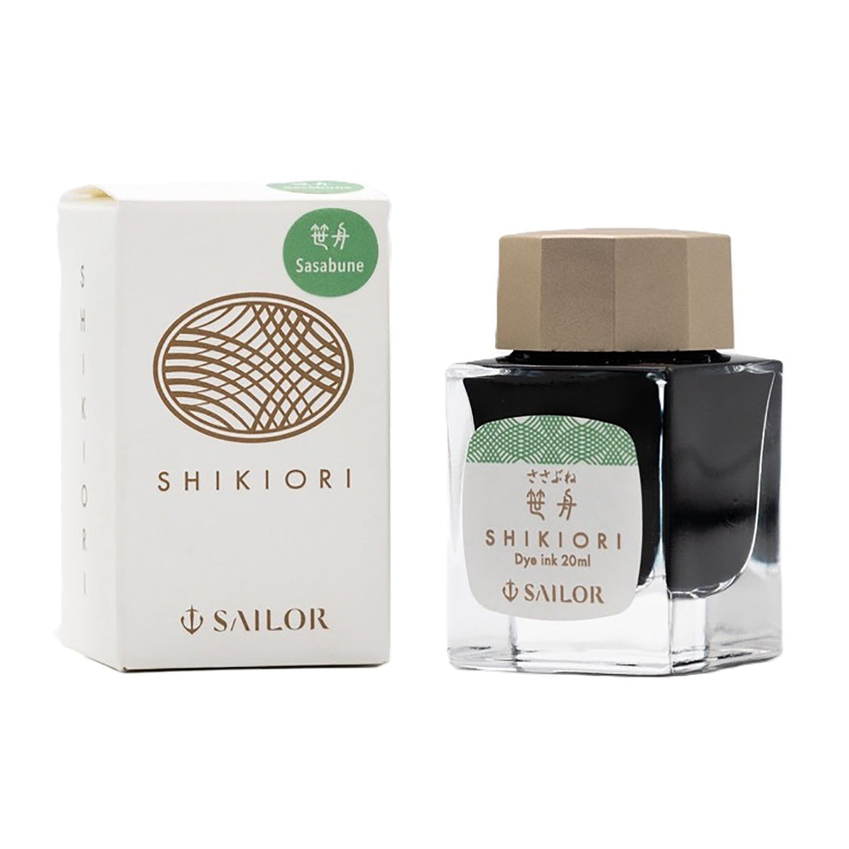 Flacon d'encre SAILOR Shikiori Kusa Asobi - Sasabune - 20 ml - 4901680673415
