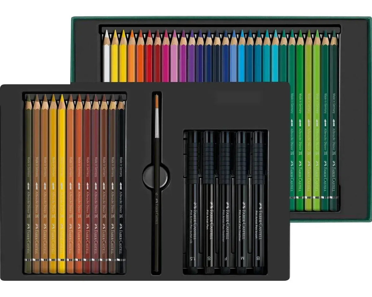 Set multiproduits ALBRECHT DÜRER & PITT ARTIST PEN - Coffret 46 pièces - FABER-CASTELL