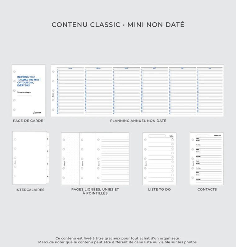 Organiseur FILOFAX Finsbury - Mini - Black - 5059145406678