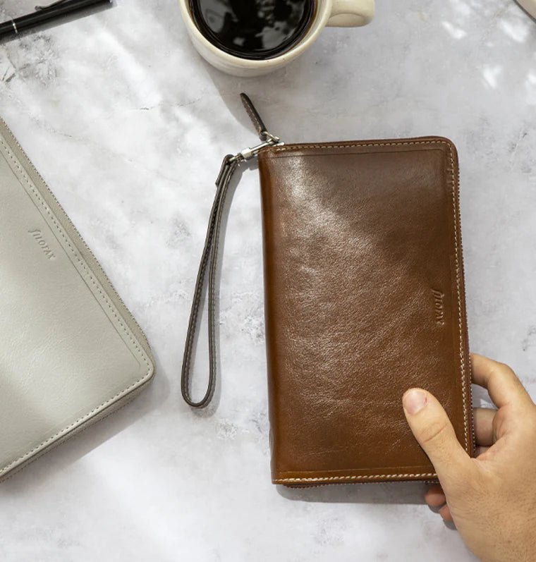 Organiseur FILOFAX Malden Zip - Personal Compact - Ochre - 5059145531400