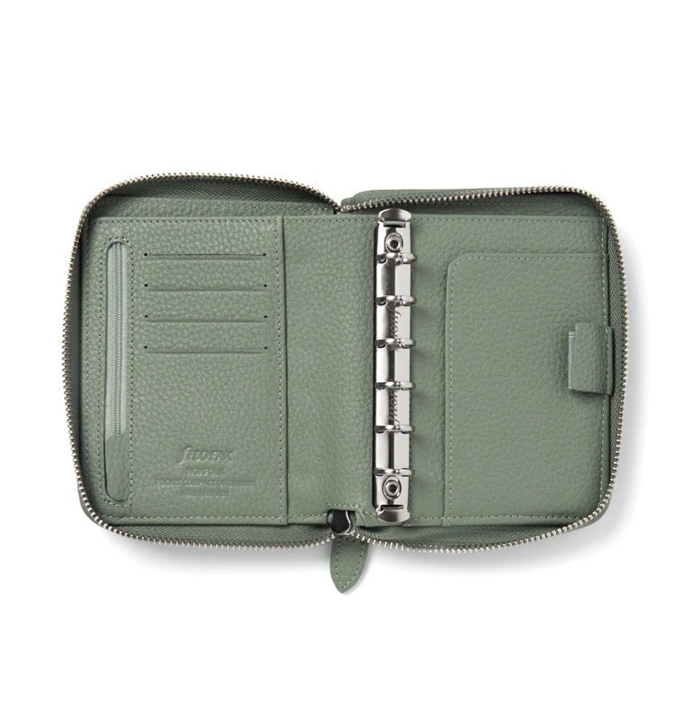 Organiseur FILOFAX Norfolk Zip - Pocket Compact - Sage - 5059145600694