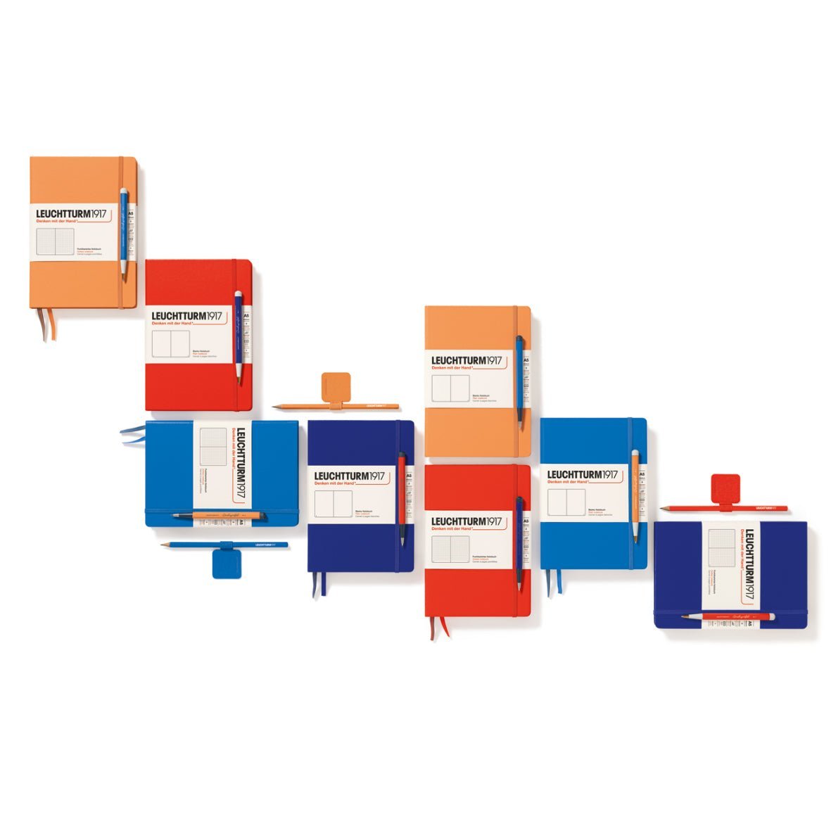 Passant autocollant LEUCHTTURM1917 Pen Loop - Apricot - 4004117644238
