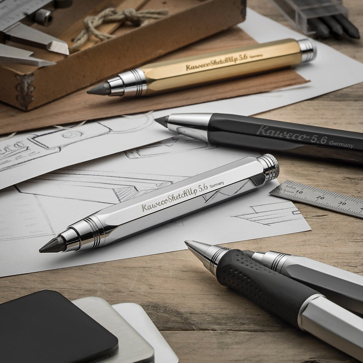 Porte - mine KAWECO Sketch Up - Laiton - 5.6 - Laiton - 4250278608330