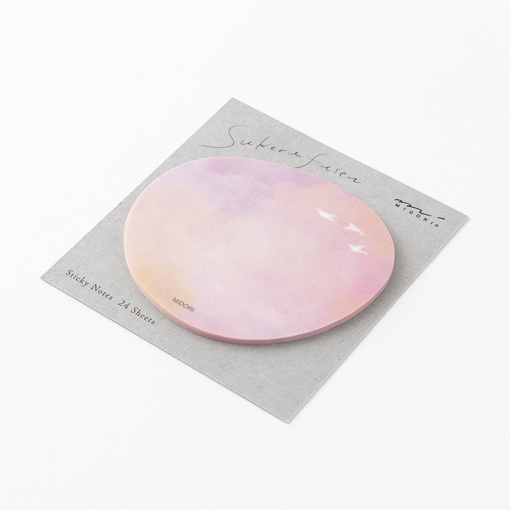 Post - it MIDORI Sukeru Fusen - Coucher de soleil - 4902805191012