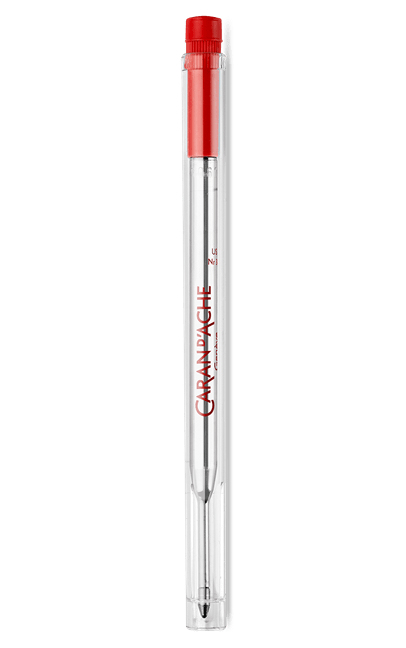 Recharge bille Goliath CARAN D'ACHE - Medium (M) - Rouge - 7610186904202