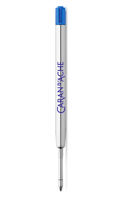 Recharge roller Goliath CARAN D'ACHE - Fine (F) - Bleu -