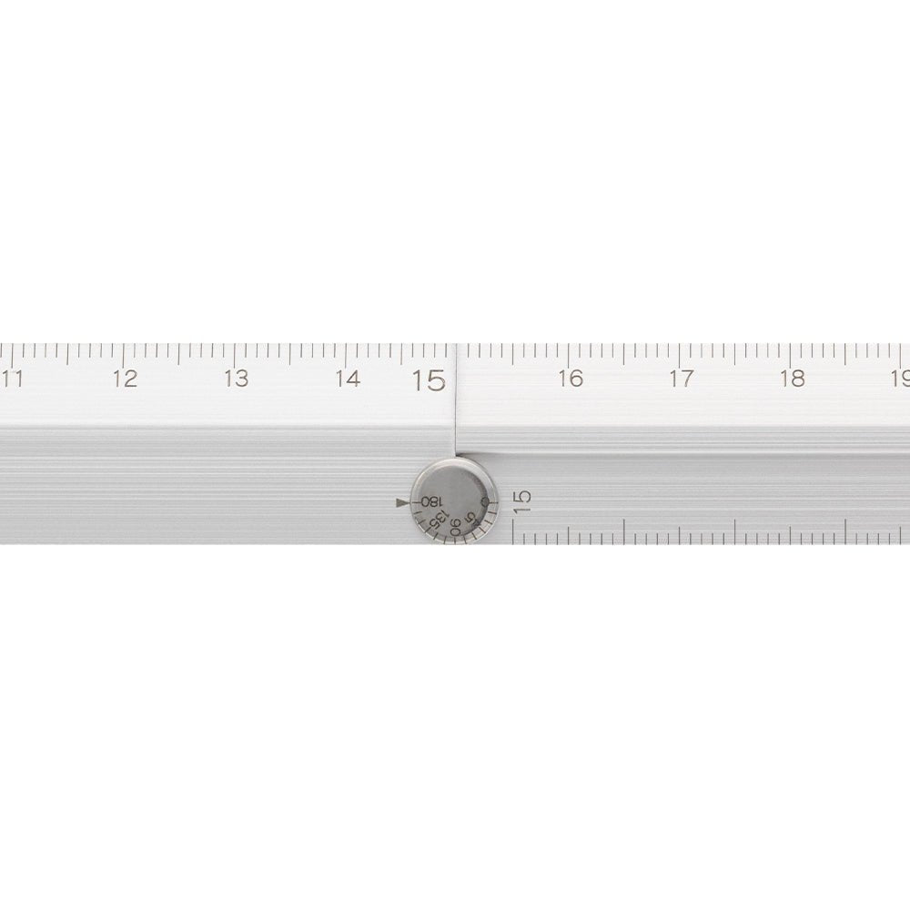 Règle MIDORI multifonction pliable en aluminium - 30 cm - Argent - 4902805422857