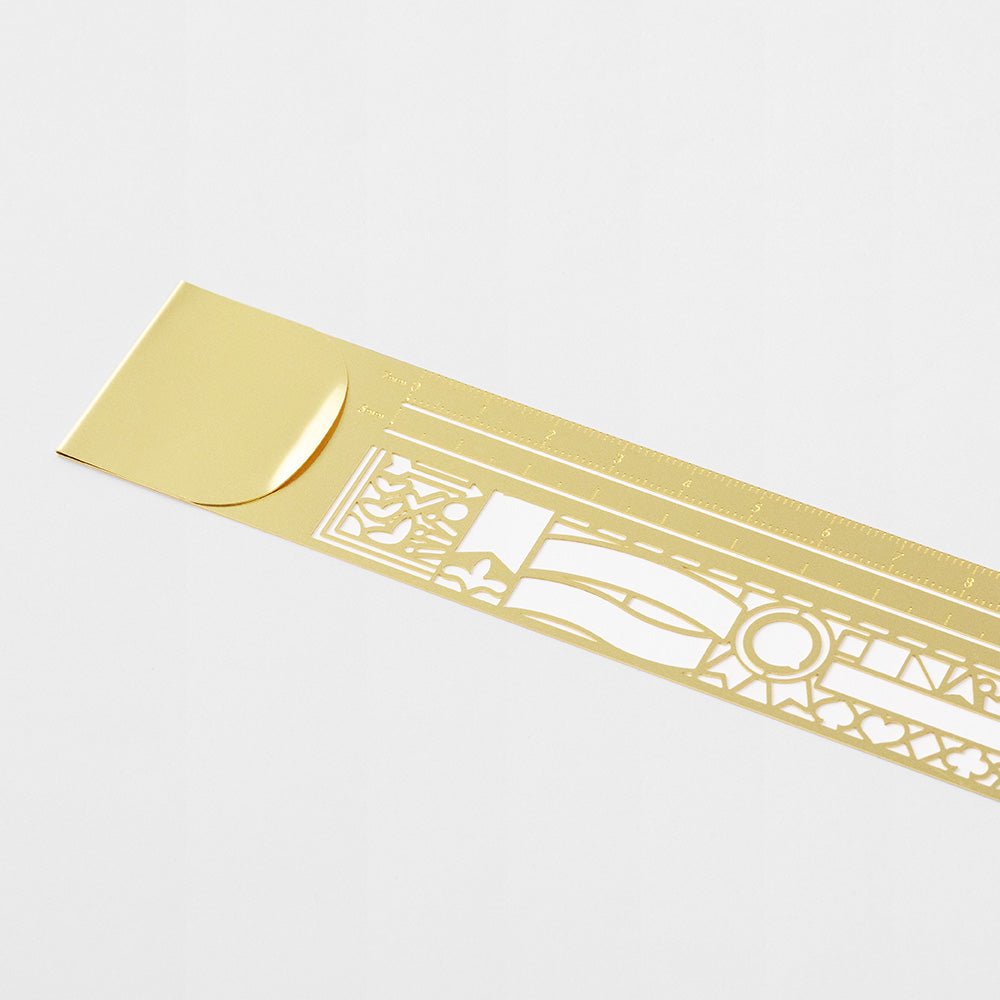 Règle MIDORI normographe - 10 cm - Décorations - 4902805422826