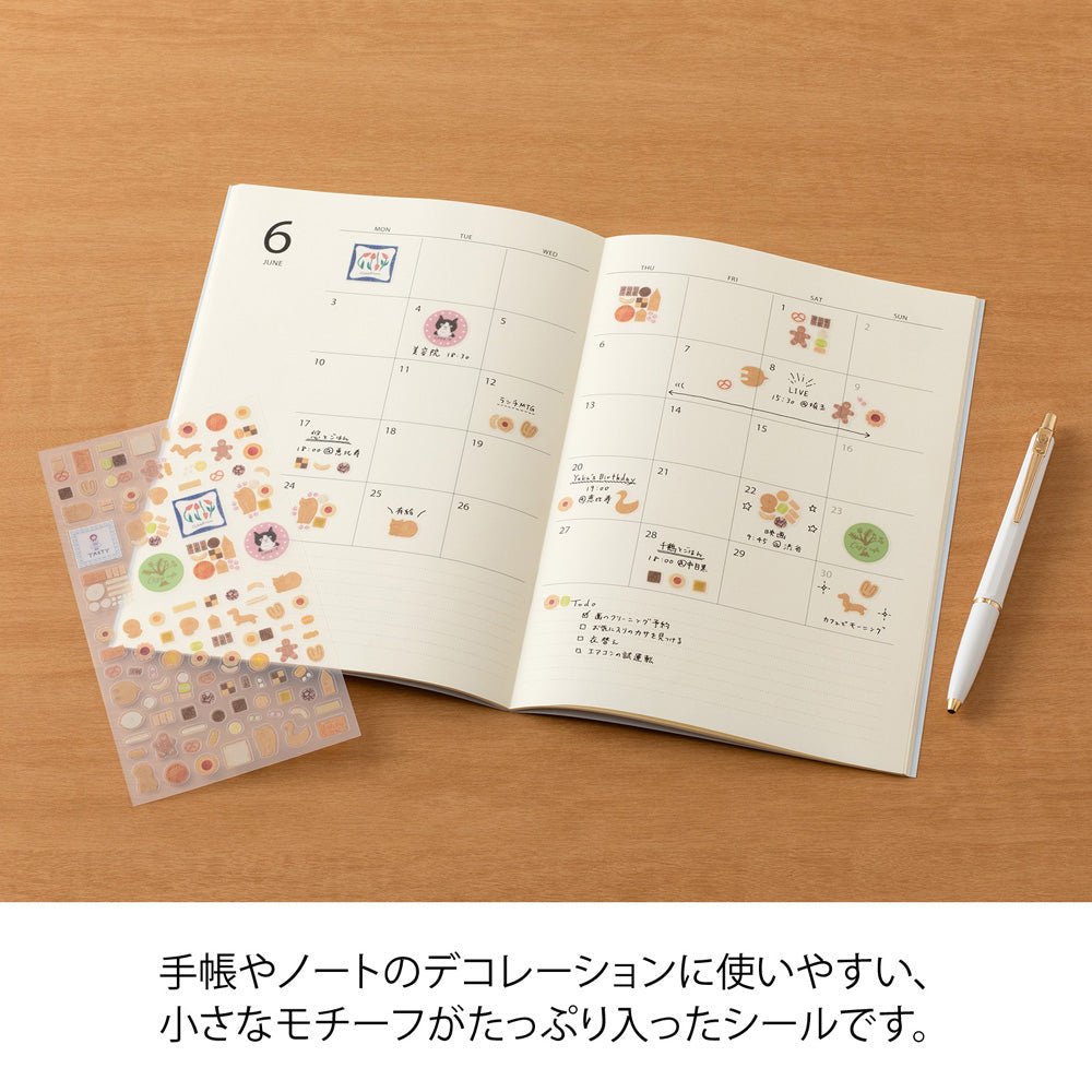 Stickers repositionnables MIDORI Collection - Cookies - 4902805827423