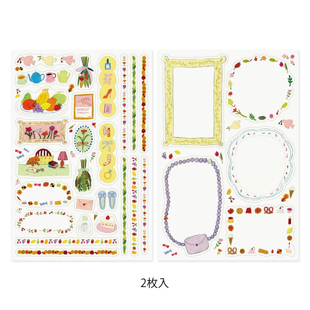 Stickers repositionnables MIDORI Yuru Log - Ma Vie - 4902805826754