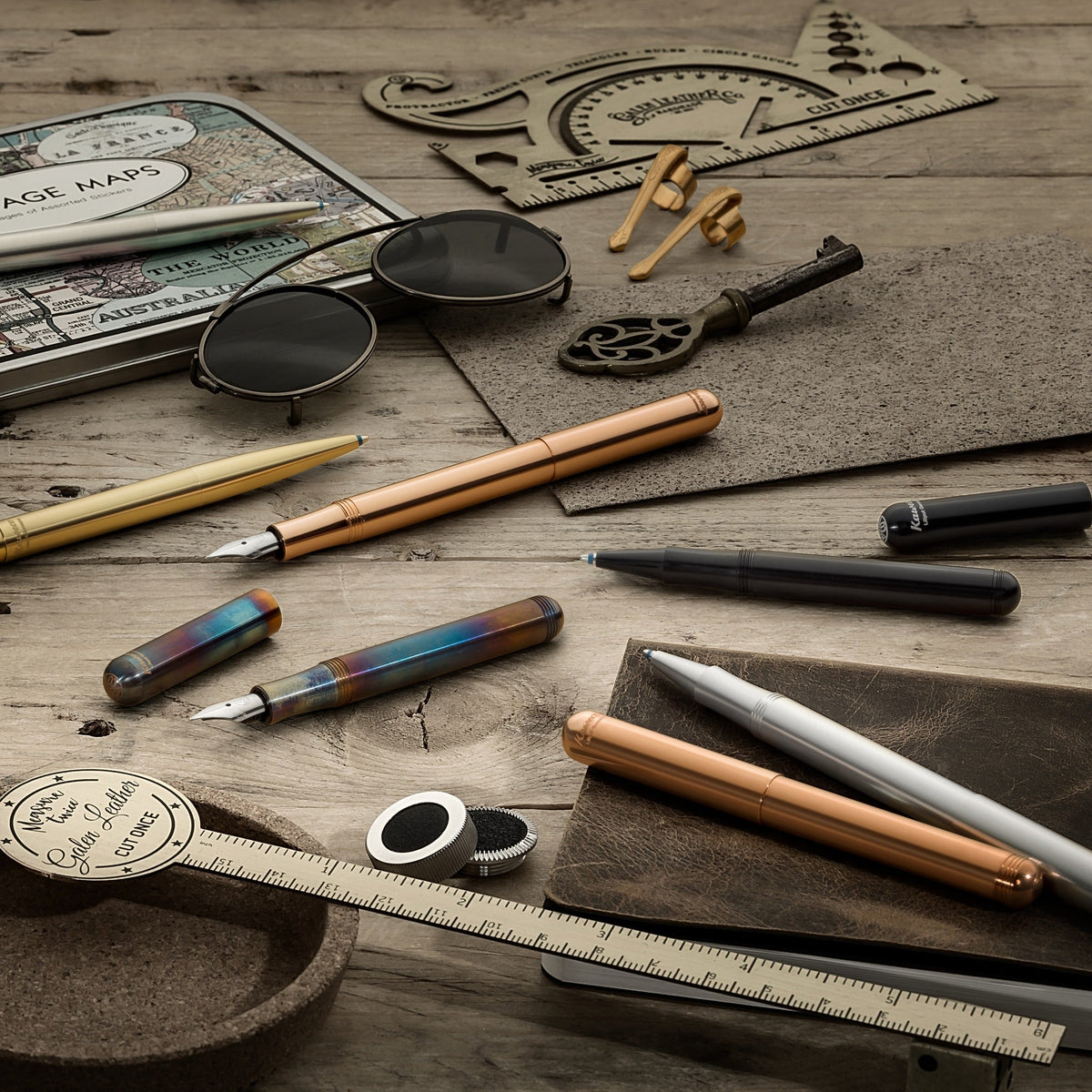 Stylo bille KAWECO Liliput avec capuchon - Argent - 4251734922861