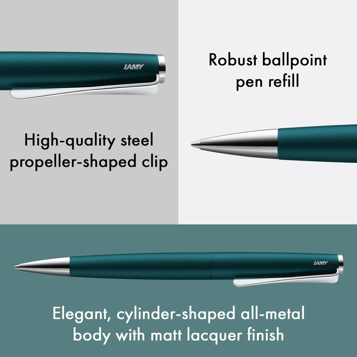 Stylo bille LAMY studio Édition Spéciale - Petrol -