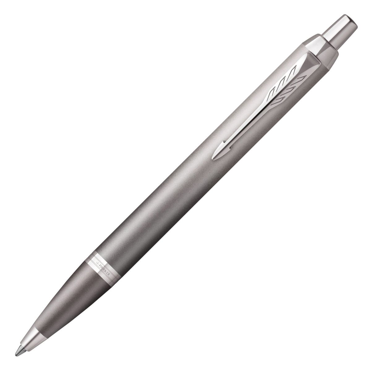 Stylo bille PARKER IM Writing Rituals - Medium (M) - Grey CT - -