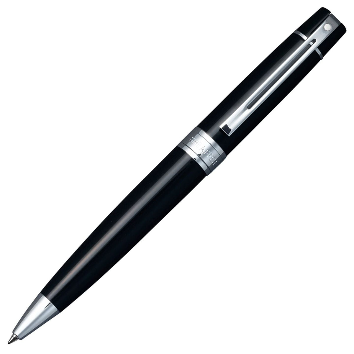 Stylo bille SHEAFFER 300 - Glossy Black CT -