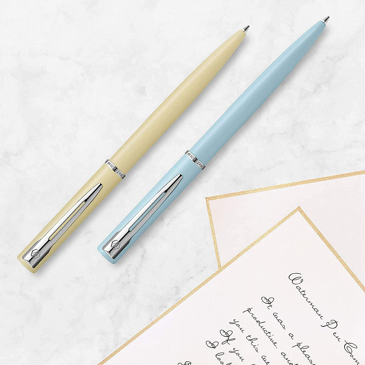 Stylo bille WATERMAN Allure - Bleu Pastel - 3026981052248