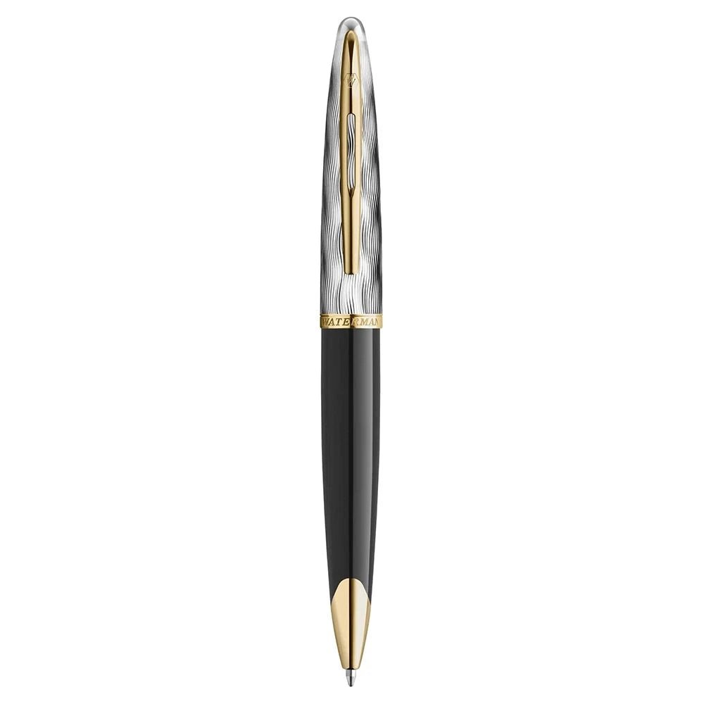 Stylo bille WATERMAN Carène Reflets de Paris - Medium (M) - Noir - -
