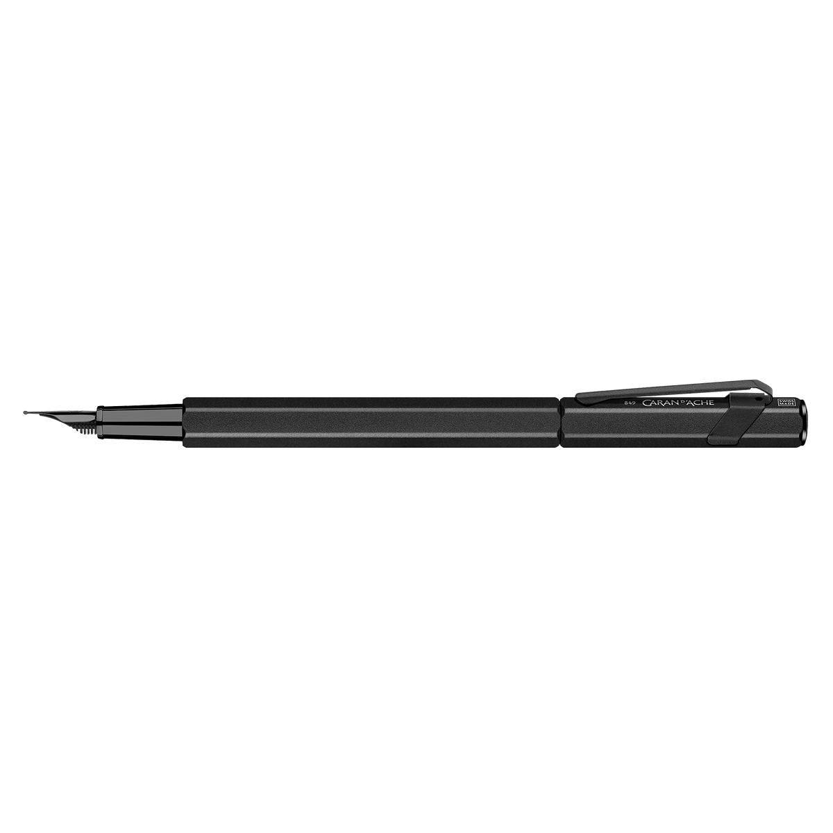 Stylo plume CARAN D'ACHE 849 Black Code - Fine (F) -