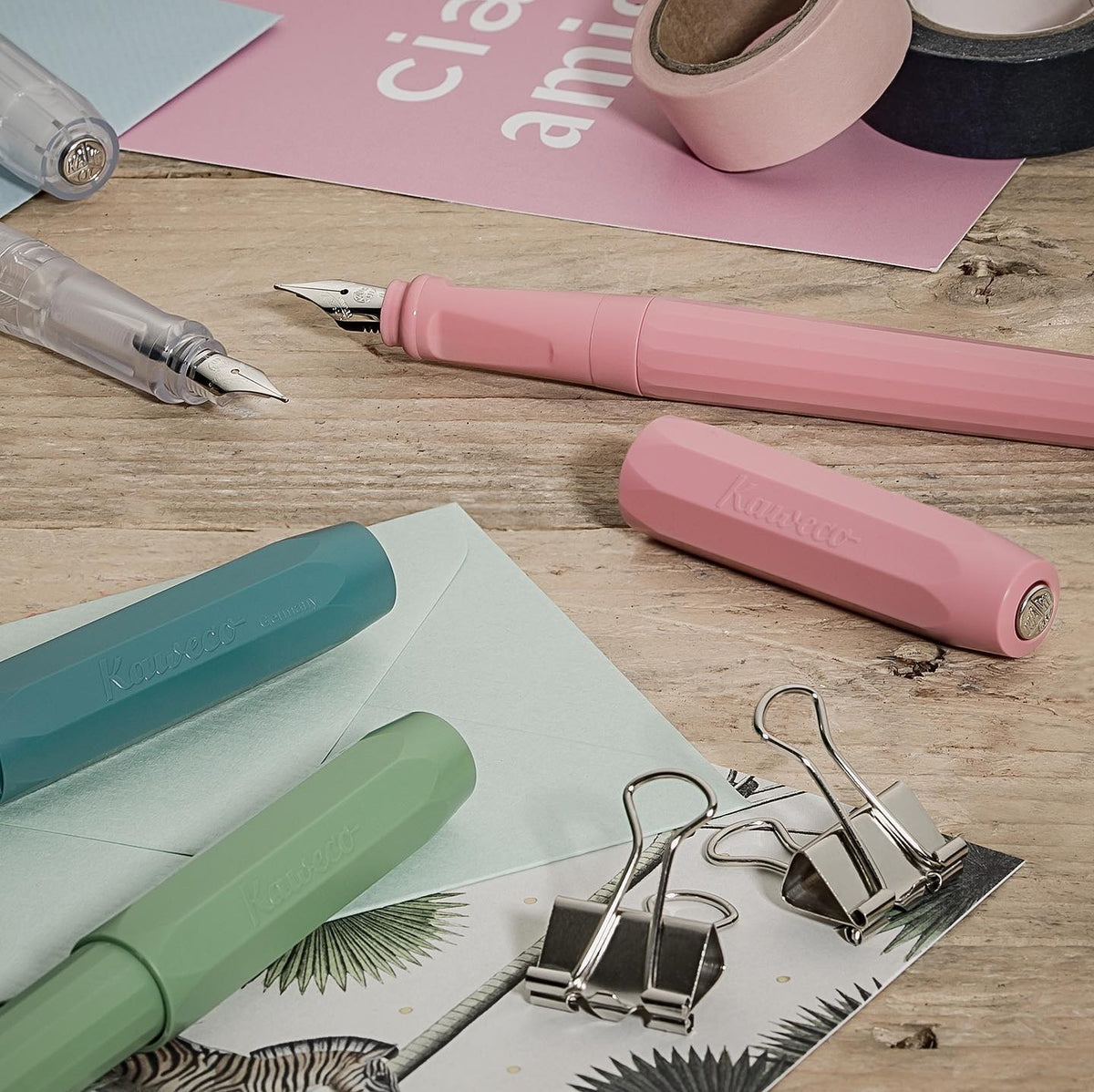 Stylo plume KAWECO Perkeo - Peony Blossom - Fine (F) - 4250278626068