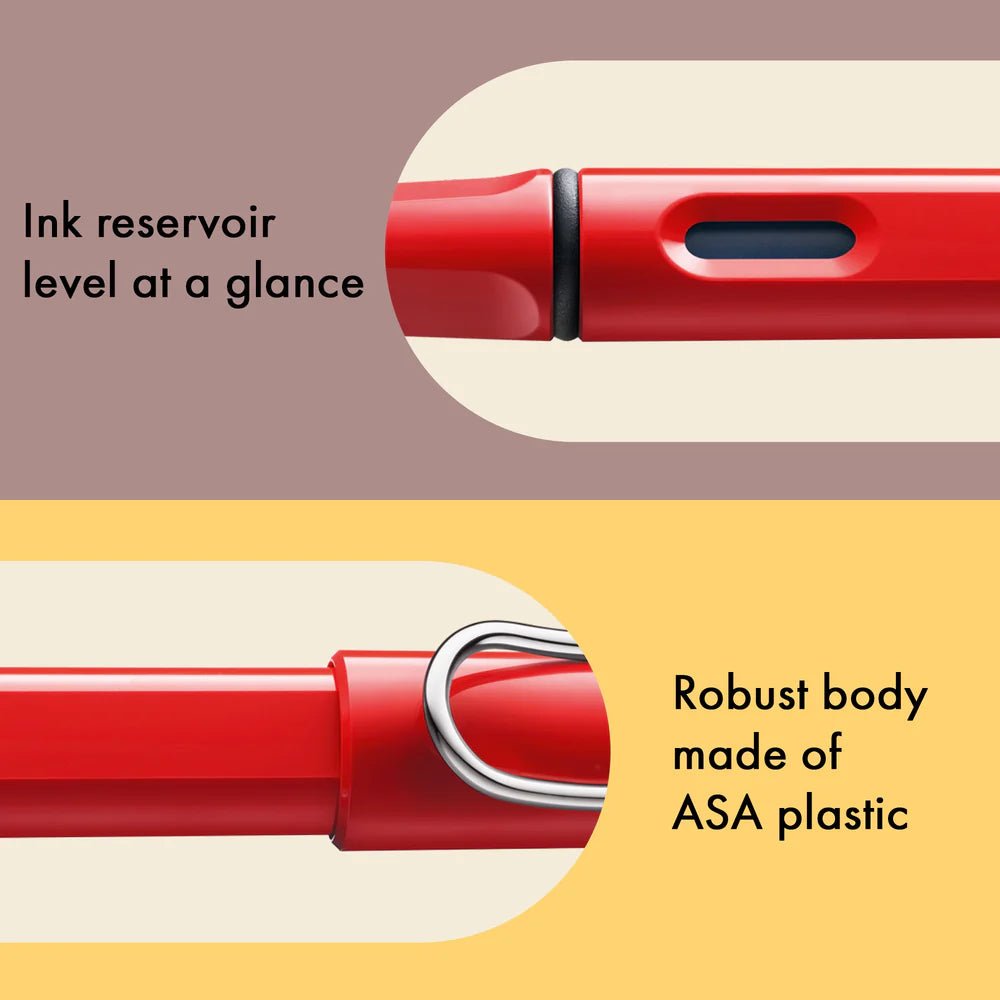 Stylo plume LAMY safari - Red - Extra - fine (EF) - 4014519052500