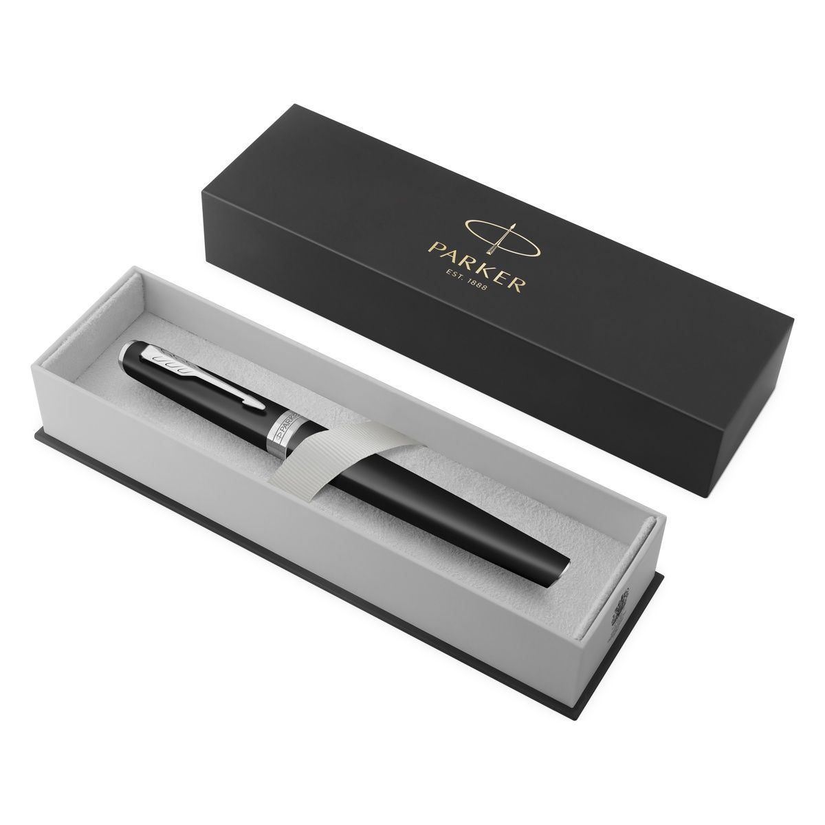 Stylo plume PARKER Meridian - Matte Black CT - Fine (F) - 3026982314048