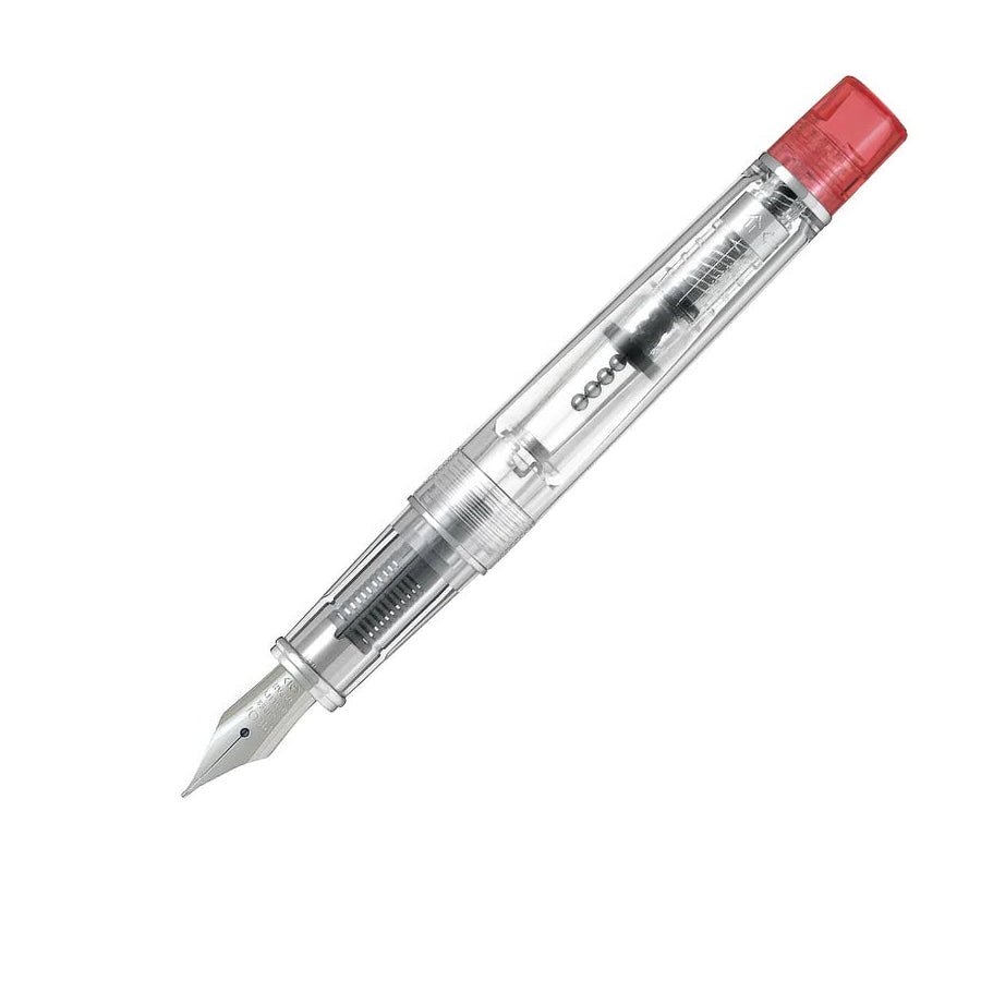 Stylo plume PILOT Prera - Transparent Red Trim - Fine (F) -